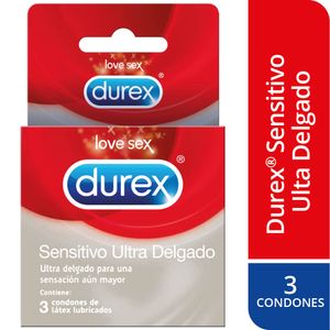 Preservativos DUREX Sensitivo Ultra Delgado Caja 3un