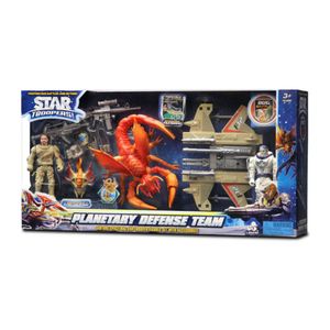 Set De Juego Star Troopers Defensa Planetaria Con Nave Espacial