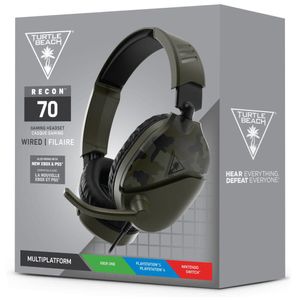 Auriculares de juego RECON 70 PS 4 y PS 5 Verde Camo