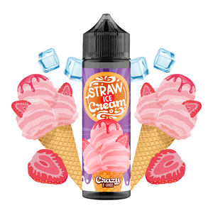 Líquido para vapear Crazy 60ml Strawberry Ice Cream 3mg