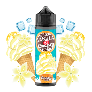 Líquido para vapear Crazy 60ml Vanilla Ice Cream 3mg