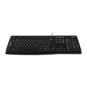 Teclado alámbrico Logitech K120, conexión usb, teclado numérico, negro
