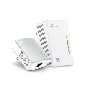 Kit extensor wifi TP-Link Powerline AV600, 2 adaptadores, 300 mbps, cobertura 300 metros