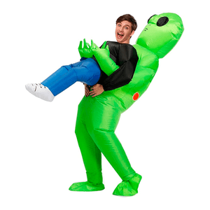 Disfraz Inflable Alien Halloween Alienígena Ovni