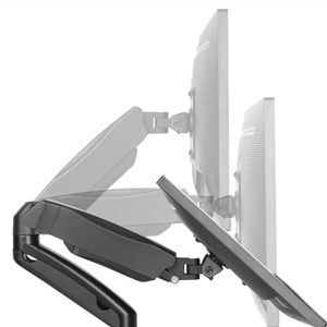 Soporte Lumi para 2 monitores 17"-32", flexible, negro
