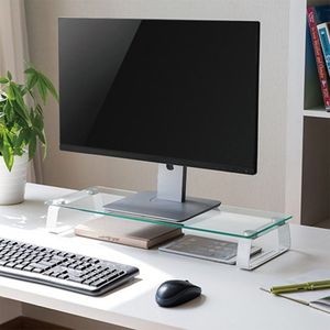 Soporte para monitor Lumi de vidrio templado 56 x 21 x 8cm