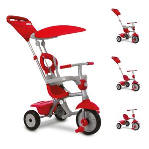 Triciclo Para Niños 4 En 1 Zip Plus Rojo
