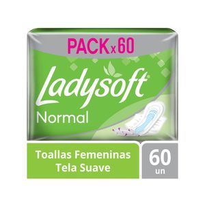 Toalla Higiénica LADYSOFT Normal Paquete 60un