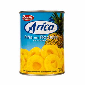 Conserva de fruta ARICA Piña en almibar Lata 565Gr