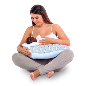 Cojin Lactancia Croissi Celeste Bebe Nubes