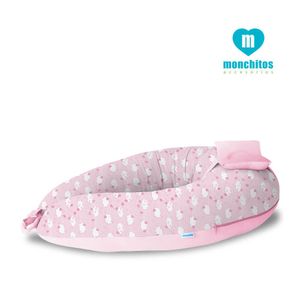 Cojin Lactancia Bumer Rosa Bebe Nubes