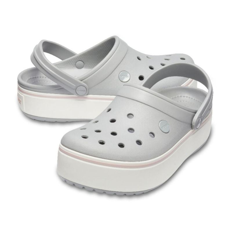 Crocs 205434 Crocband Mujer Gris Real Plaza