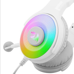 Auricular Redragon H350W-RGB-1 Pandora2 Blanco