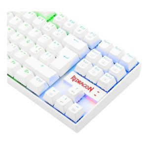 Teclado Mecánico Redragon K552W-KR Kumara Gamer Blanco