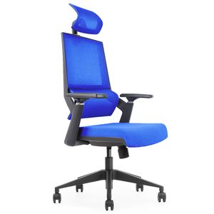 Silla Giratoria Ergonómica Decorplas Sparta Dark Blue con Brazos 2D