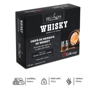 Astillas de Whisky 140 Gr