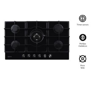 Cocina Empotrable Klimatic Trevi 90 de 5 hornillas