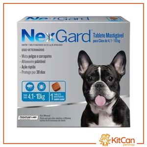 Antiparasitario para perros Nexgard 1.25gr De 4.1 A 10 Kg (X1 Tableta)