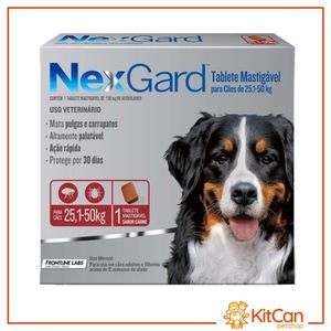 Antiparasitario para perros Nexgard 6gr De 25.1 A 50 Kg (X1 Tableta)