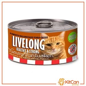 Alimento para Gatos Livelong Delicias de Aves 156 Gr