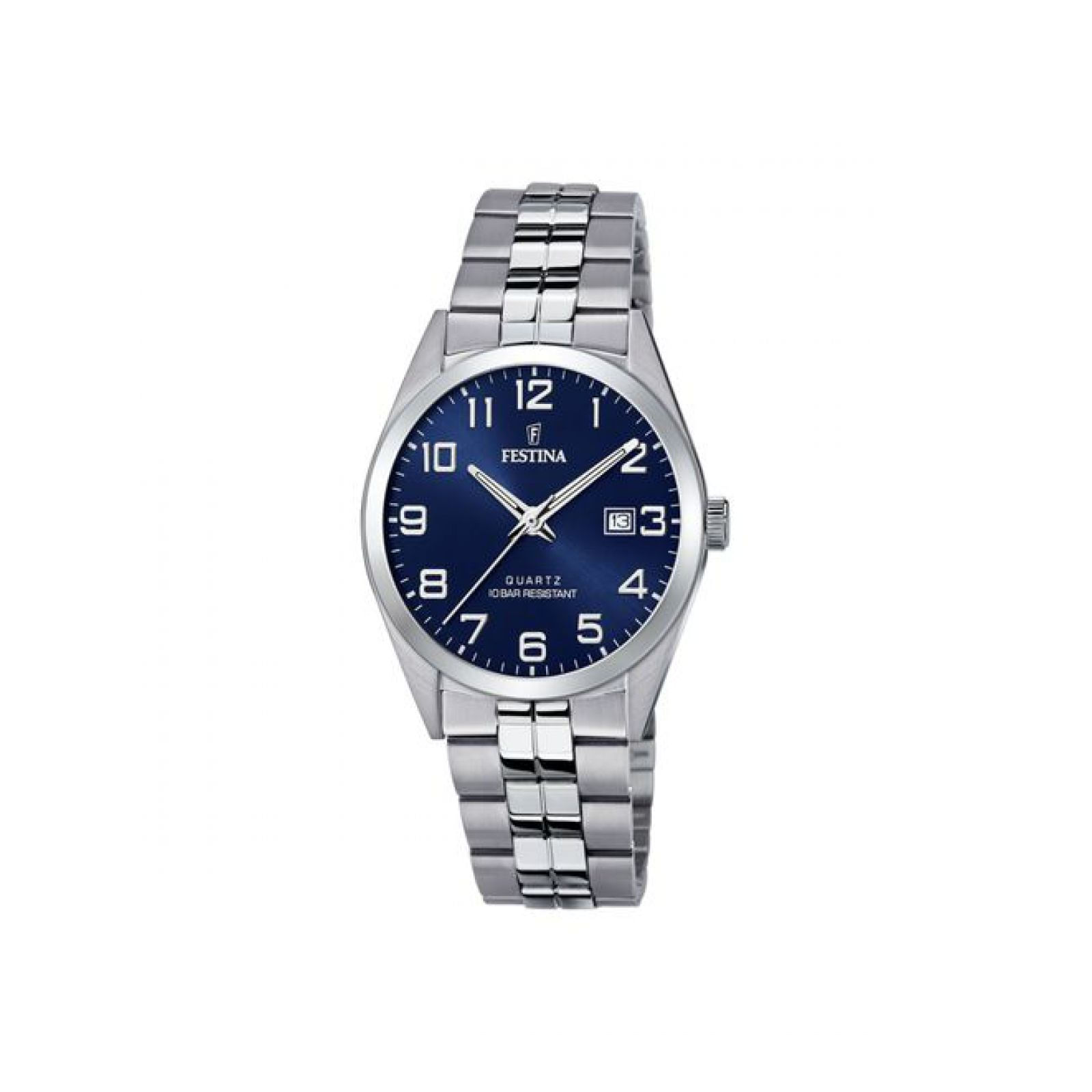 Reloj Festina F20437/3 Hombre Plateado Real Plaza