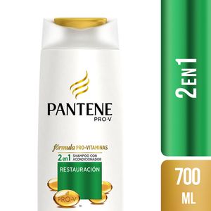 Shampoo PANTENE 2 en 1 Restauración Frasco 700ml