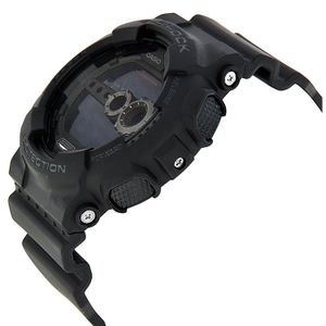 Reloj Casio G-Shock GD100-1B para Hombre Digital Luz de Fondo Acuático Negro