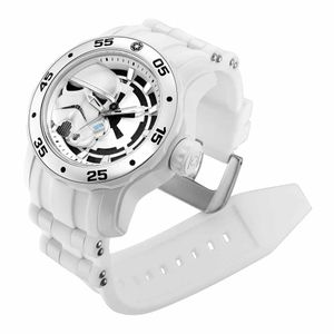Reloj Invicta Star Wars 32515 Edición Limitada Acero Inoxidable Correa de Silicona Blanco