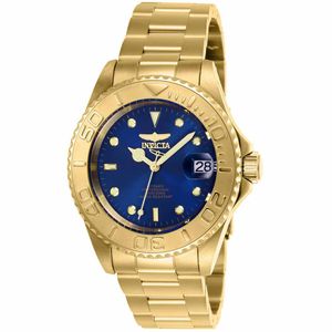 Reloj Invicta Pro Diver 26997 Automático Para Hombre Fecha Acero Inoxidable Dorado Azul