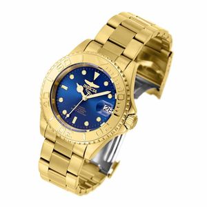 Reloj Invicta Pro Diver 26997 Automático Para Hombre Fecha Acero Inoxidable Dorado Azul