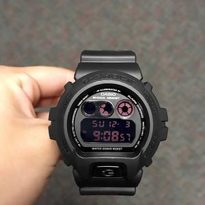 Reloj Casio G-Shock DW-6900MS-1 Para Hombre Digital Luz de Fondo Acuático Negro