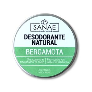 Desodorante Natural sin Aluminio de Bergamota Sanae 35gr
