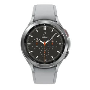 Smartwatch Samsung Galaxy Watch 4 Classic bluetooth, resistente al agua, máx 40 horas, modos deportivos, 46mm, plateado