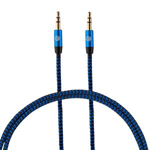 Cable trenzado Radioshack 3.5 mm, macho a macho, 90 cm