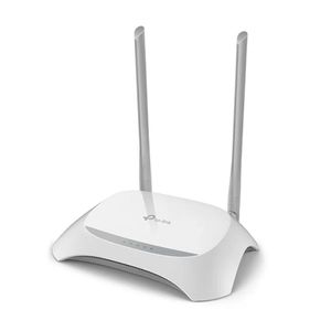 Router TP-Link TL-WR840N inalámbrico, banda 2.4 GHz, 300 mbps, 4 puertos LAN, 2 antenas