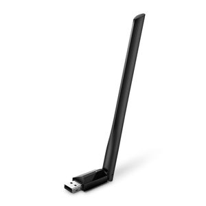 Adaptador de red TP-Link AC600 inalámbrico, conexión usb, doble banda, 600 mbps, 1 antena 5dBi