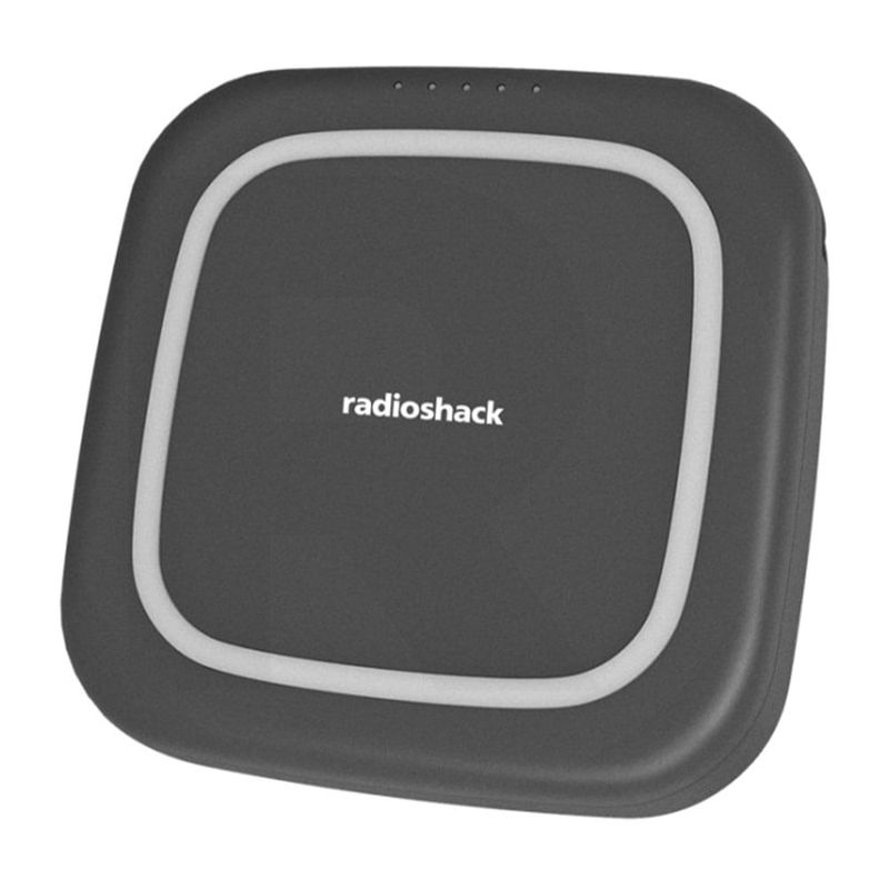 Batería externa Radioshack 2309273, inalámbrica, 10000 mAh, 18W, QC 3.0