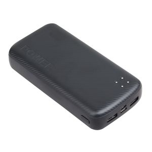 Batería externa G Mobile 20000 mAh, carga rápida 18W, 2 puertos usb, negro