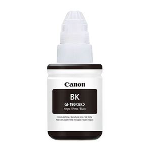Botella de tinta Canon GI-190 negro rinde 7000 páginas 70 ml