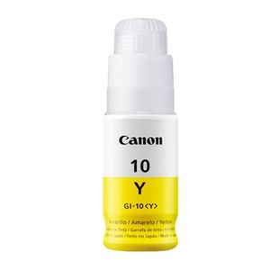 Botella de tinta Canon GI10Y amarillo rinde 7700 páginas 70 ml