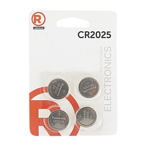 Batería de litio Radioshack Cr2025 x4