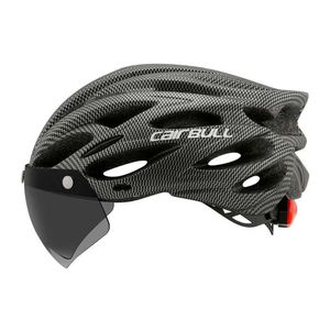 Casco multi deportivo Cairbull M/L 3 en 1 visor y visera extraíble, 22 salidas 54-61 cm, gris