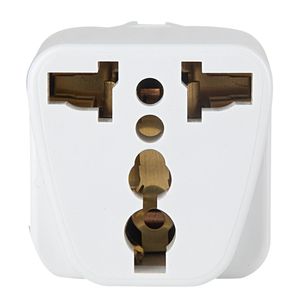 Adaptador universal Teraware multienchufe a enchufe redondo