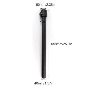 Poste plegable de repuesto New Image para Xiaomi M365 acero inoxidable, 65.8 x 4 x 6 cm
