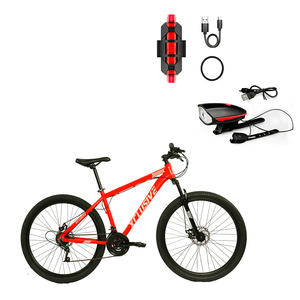 Bicicleta Aluminio Xclusive Aro 29 Rg Freno Disco Hidraulico + Kit Luces Delantera Ro Trasera Ro