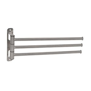 Toallero barra 3 niveles Loft Mia Cromado Mate 45cm