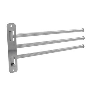 Toallero barra 3 niveles Loft Mia Cromado Mate 45cm