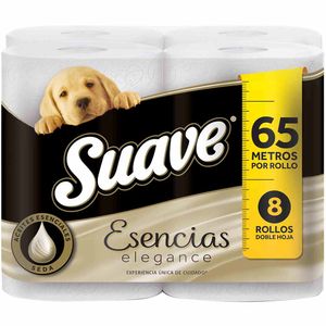 Papel Higiénico SUAVE Esencias Elegance Paquete 8un
