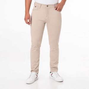 Pantalón Twill Color Relaxed Conf Azul