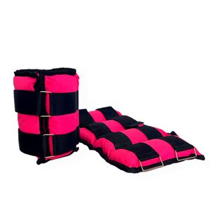 Pesas Tobilleras Deportivas Rosadas 1 Kg